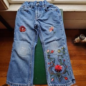 Gap embroidered jeans